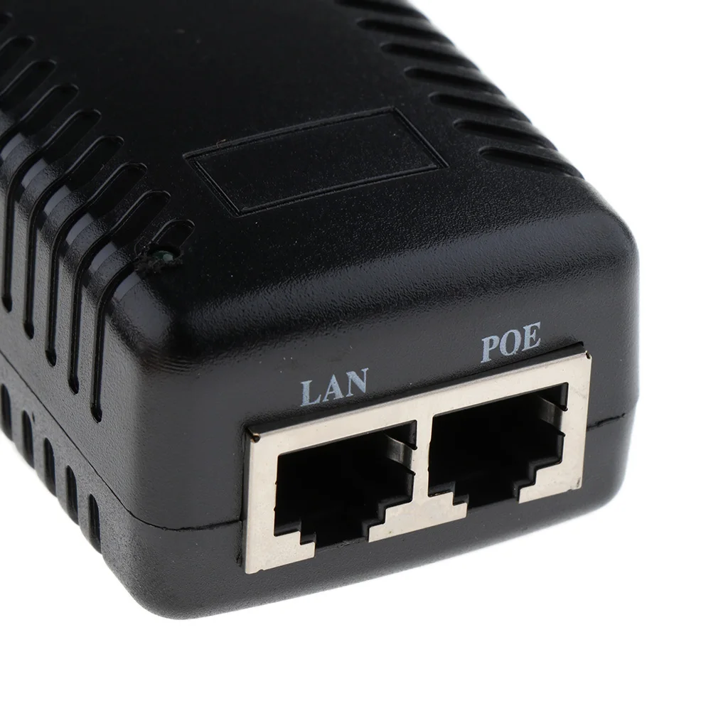 POE 인젝터 전원 공급 장치 벽 어댑터, IP 카메라용, IEEE 802.3af, 12V1A