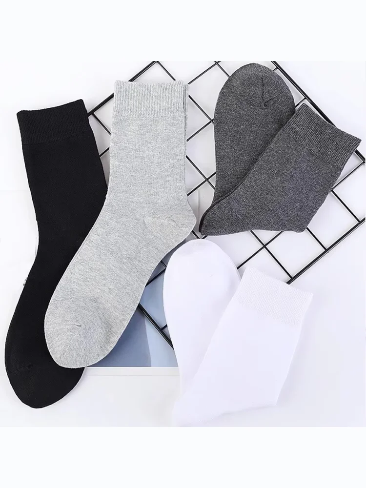 CHUANGERM 10‑Pack Men Black Business Socks Soft Breathable Comfort Formal Dress Socks For Daily Office Work Socks