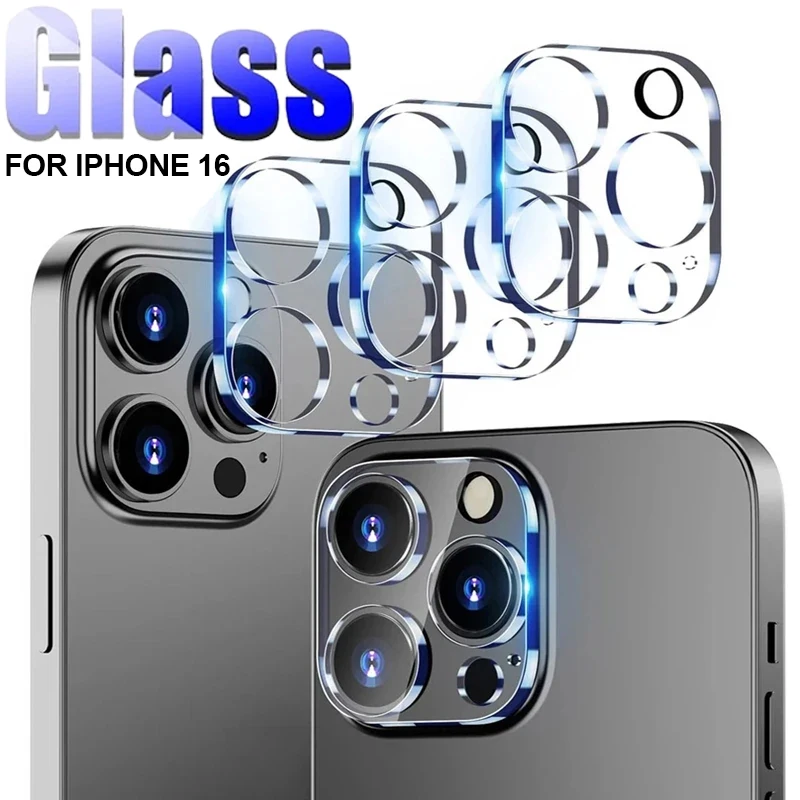 For iPhone 16 Plus Pro Max Back Camera Sceen Protector Rear Lens HD Anti Scratch Tempered Glass For iPhone 16 Camera Protectors