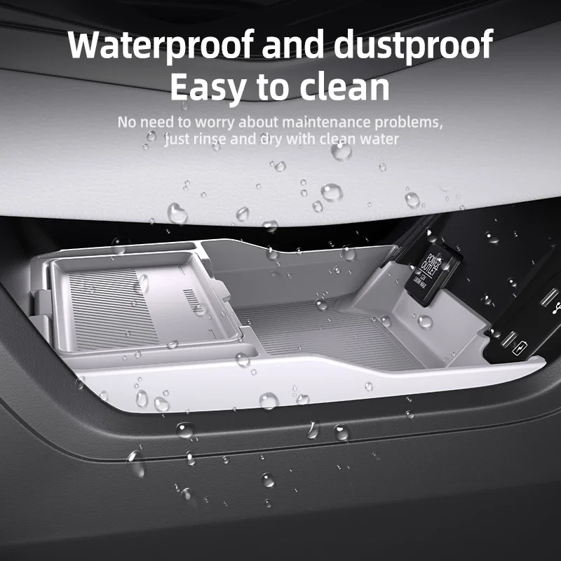 

Силиконовый коврик-органайзер для центральной консоли Honda S7 2025 года, для хранения под центральным управлением, для салона автомобиля