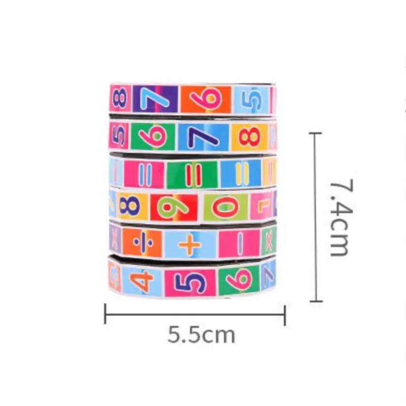 Questo è un giocattolo puzzle per bambini Rubik's Cube, una forma cilindrica staccabile, un giocattolo antistress per bambini, un regalo giocattolo per bambini