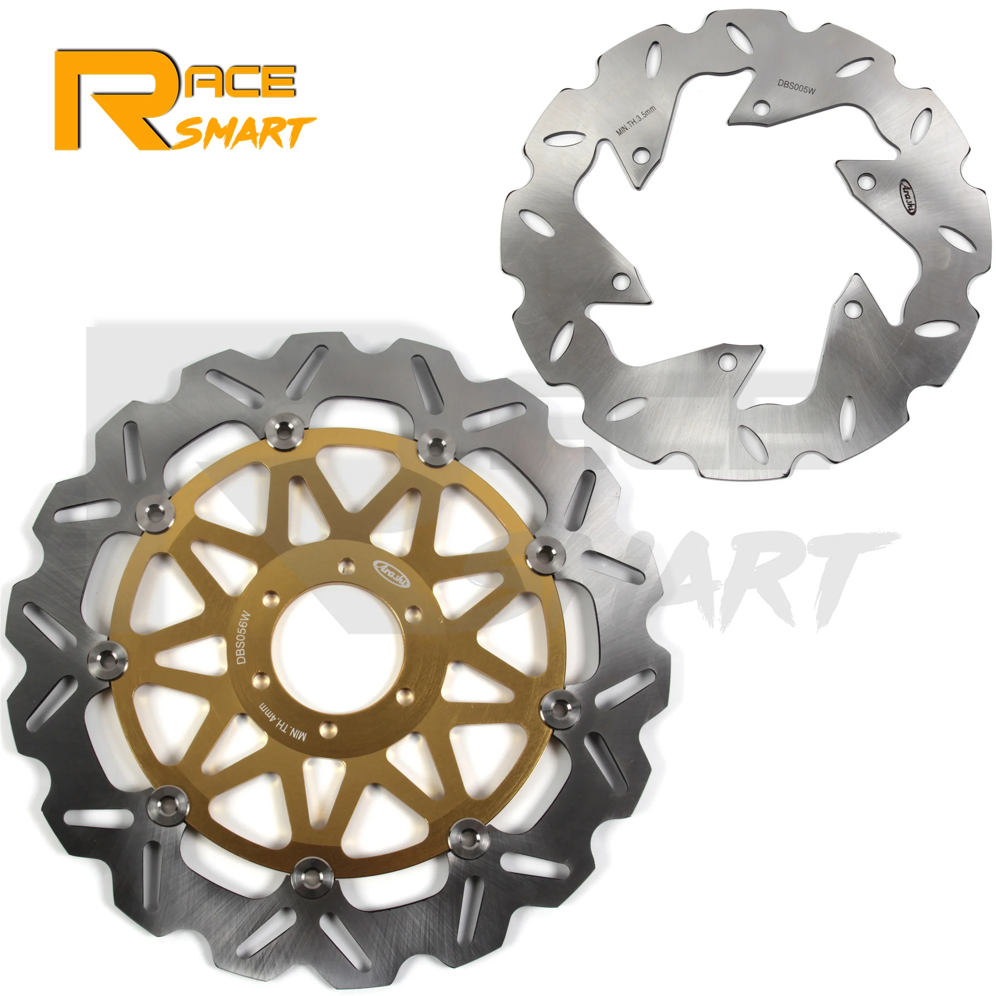 

1 Pair Motorcycle CNC Front Rear Floating Brake Disc Rotors For DUCATI SS SUPERSPORT 750 1991-1999/ JUNIOR SS 350 1991-1993 1992