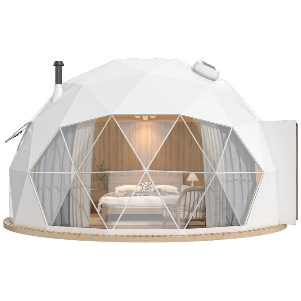 Modern Outdoor PVC Cover Geodesic Glamping Igloo Tent Winter Waterproof Dome House