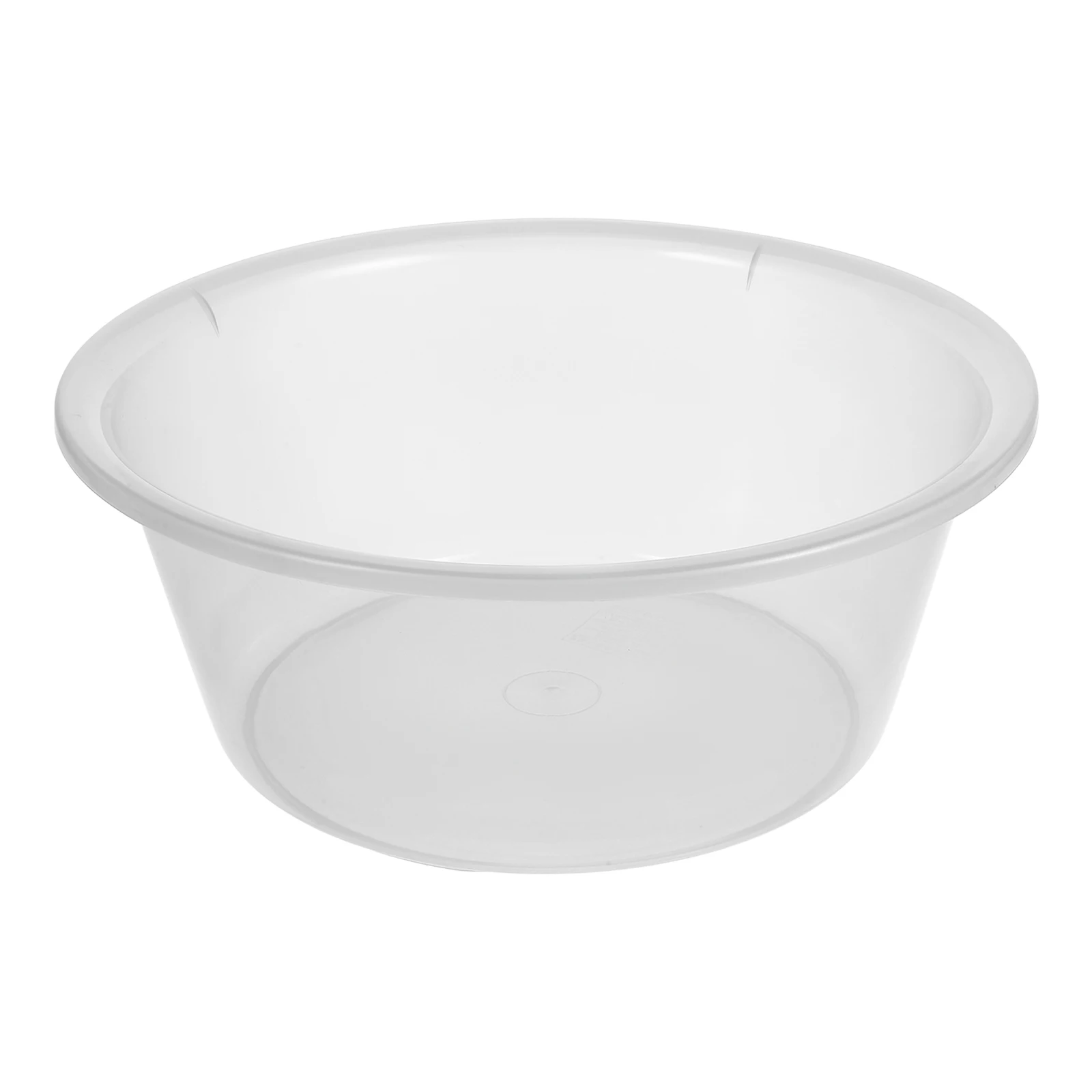 

Portable Washbasin Transparent Foot Soaking Basin Plastic Face Cleansing Tub Sturdy Wear-Resistant Large Capacity Smooth Surface