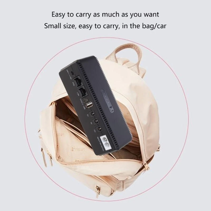 PortableUPS Routers 5V 9V 12V Uninterruptible Power Supply Backup Power best sale