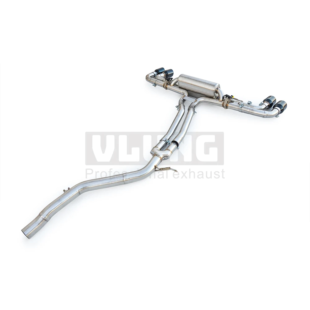 

VLUNG Exhaust valve for Audi Q7 3.0T 2015-2023 (chassis code 4M) Stainless steel with valve control for high-performance exhaust