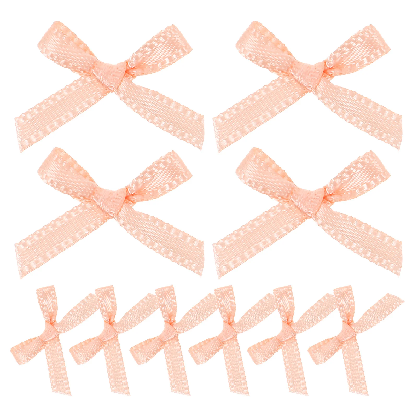 

40Pcs Miniature Colorful Fabric Bows Small Cute DIY Craft Tiny Bowknots for Flower Wrapping Gift Packaging Sewing Bows for Decor