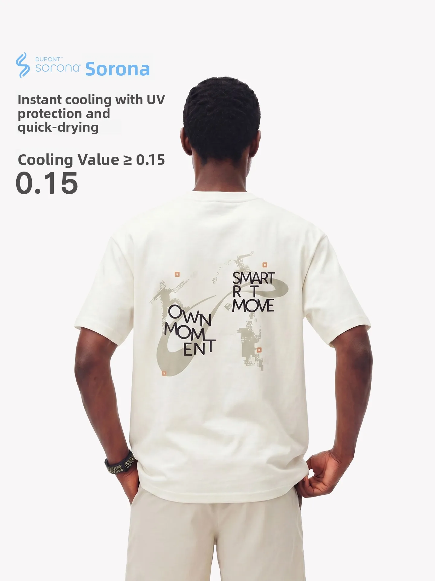 

Waitingwave Quick Dry Short Sleeve Ice Silk T-Shirt Unisex Summer Outdoor Lightweight Breathable Cotton Polyester Blend T-Shirt