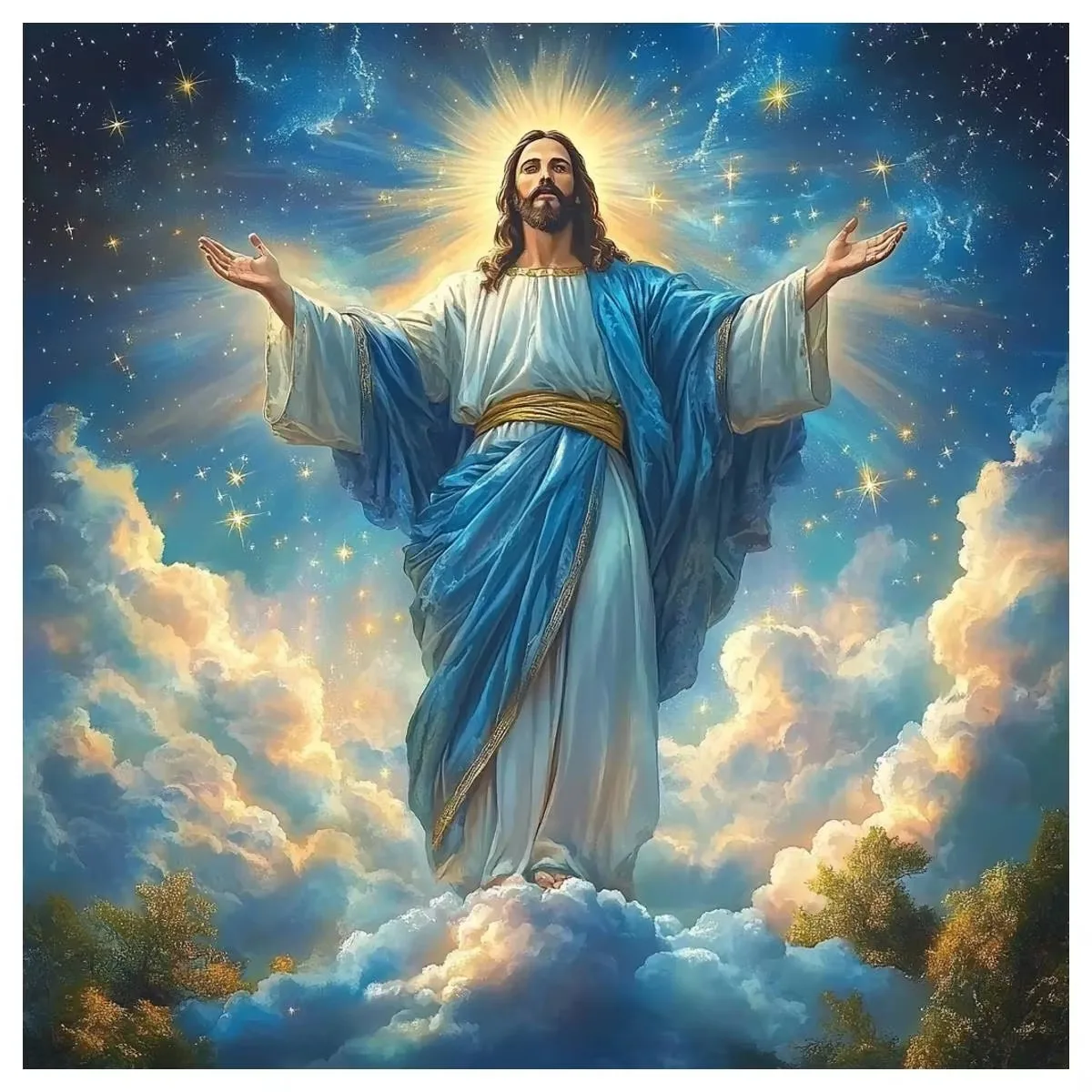 Adult Jigsaw Puzzle 500/1000 Pieces Puzzle Holy Light Religion Paper Puzzle Decorative Painting Exercise Brain Thinking