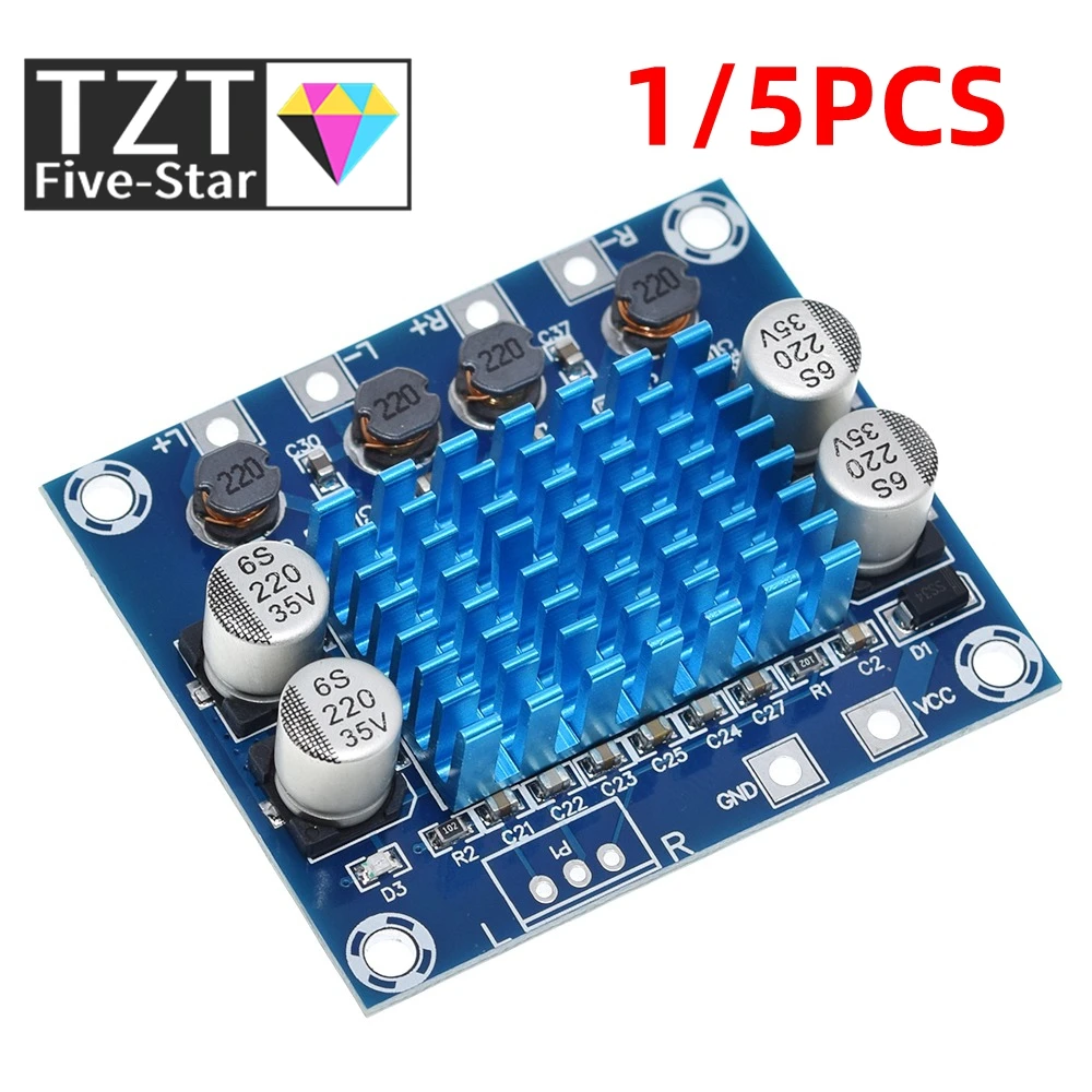 TZT 1/5PCS TPA3110 XH-A232 30W+30W 2.0 Channel Digital Stereo Audio Power Amplifier Board DC 8-26V 3A