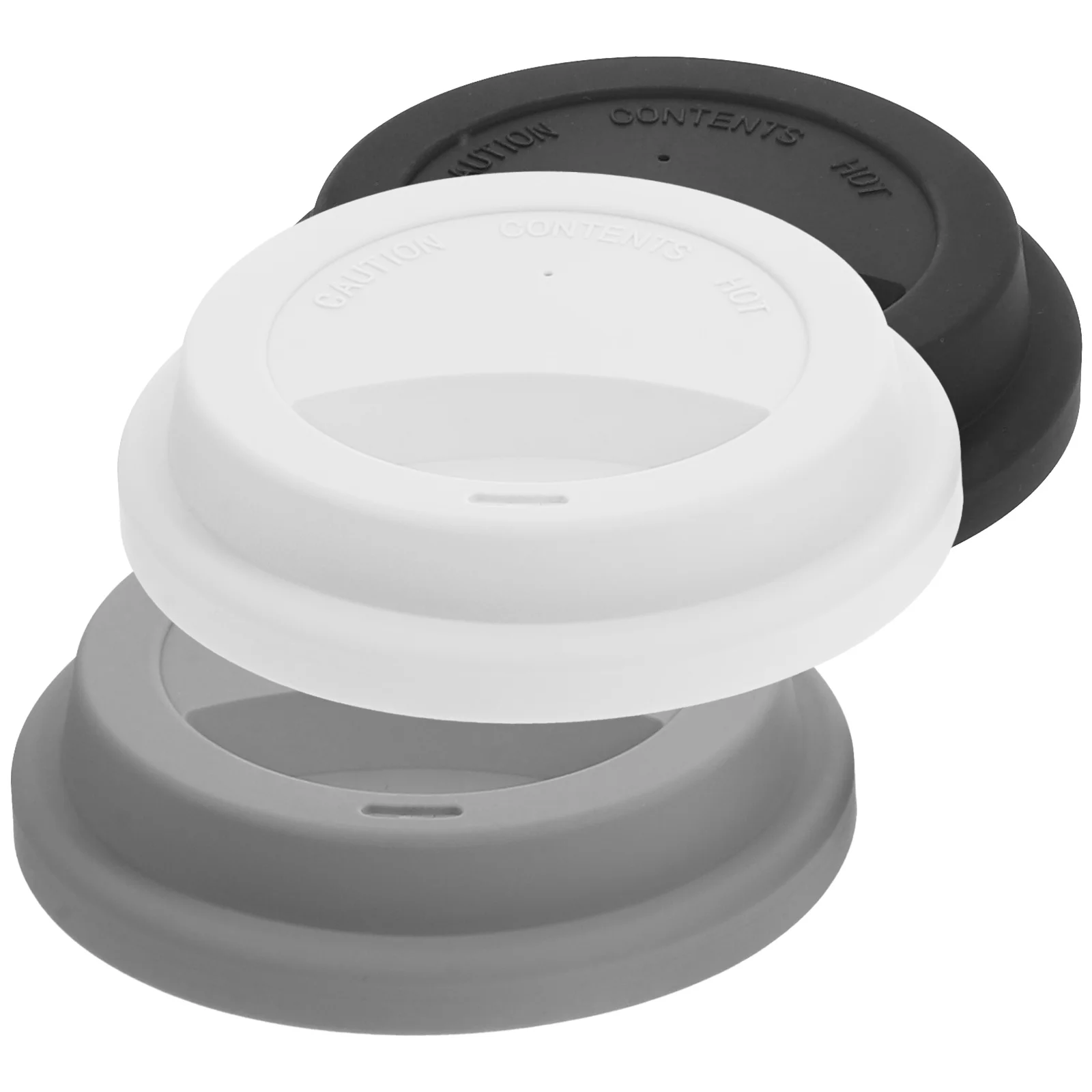 

3pcs Round Silicone Lids Flexible Cup Lids Silicone Mug Covers Cup Lids Portable Mug Covers silicone cup lids