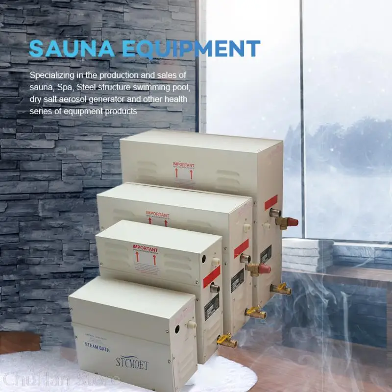 3KW/4.5KW Steam Generator Sauna Steam Bath Machine For Home Sauna Room SPA Fumigation Machine 220V/380V With Digital Controller