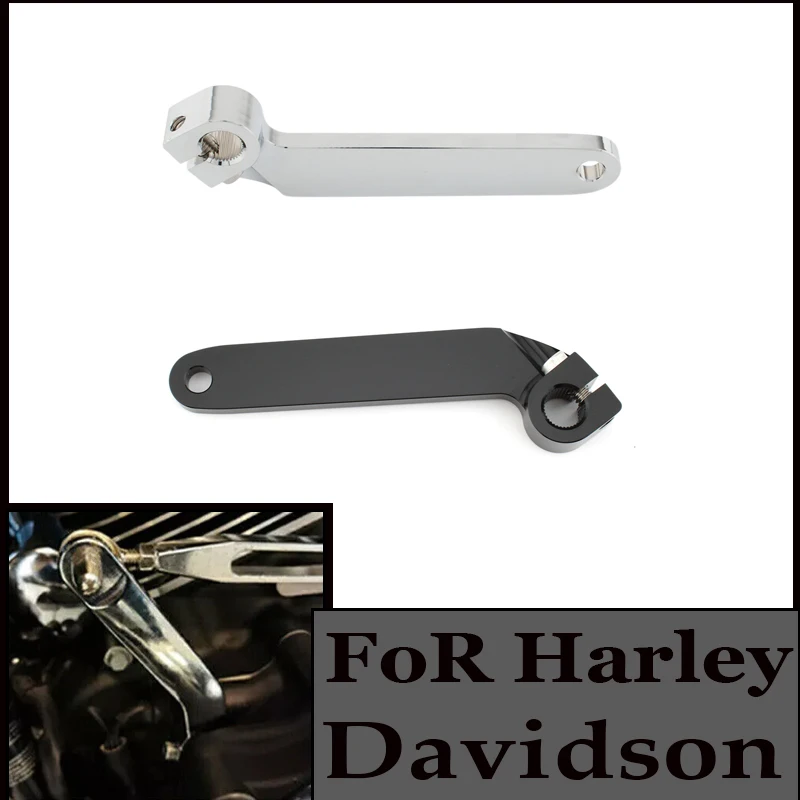 

For Harley Davidson CVO Tri Glide FLHTCUTGSE Motorcycle Inner Shift Shifter Shaft Adjustable Arm Rod Lever Blackelectrosilvering