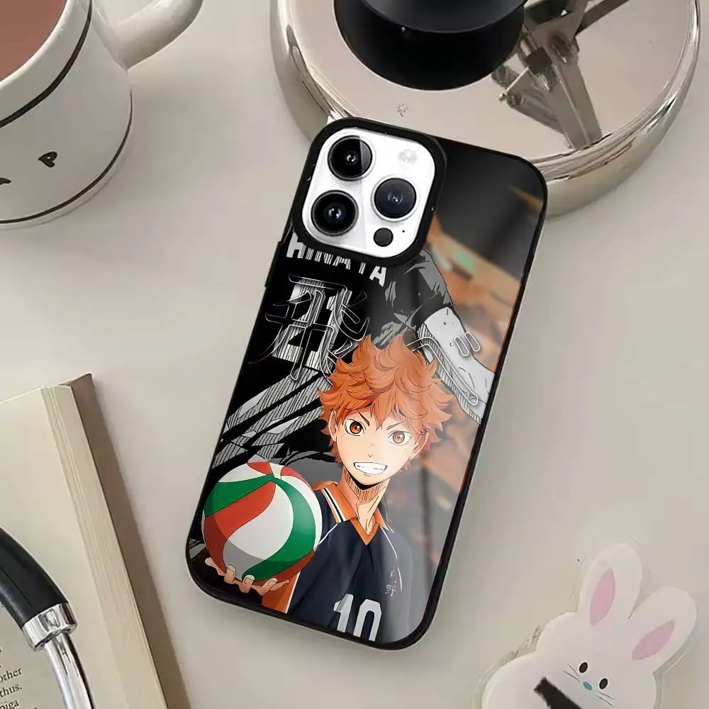 Anime HQ-Haikyuu telefoonhoesje voor iPhone17,16,15,14,13,12,11 Plus, Pro Max voor Magsafe draadloos opladen