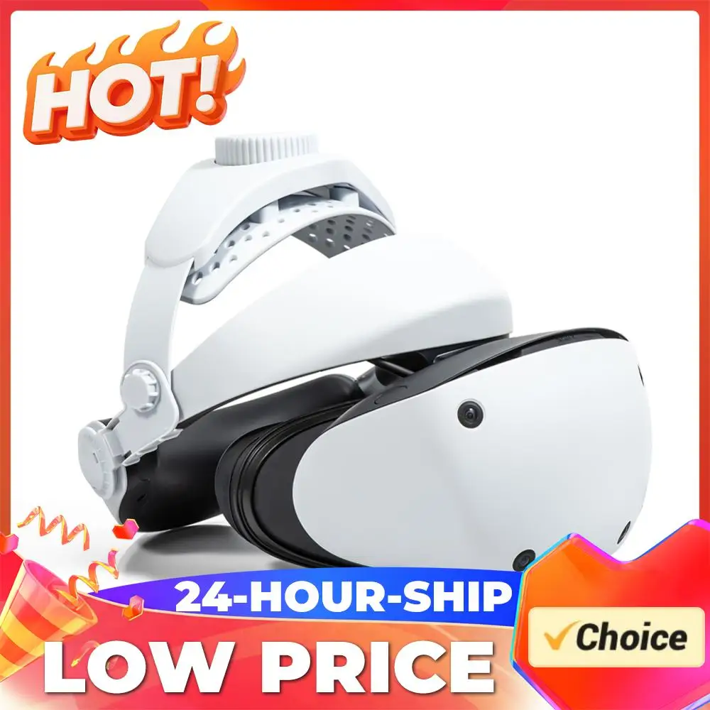 

Регулируемый ремень для головы, декомпрессионный комфортный ремешок, улучшенная поддержка, кронштейн для снижения нагрузки для VR-гарнитуры PS VR2