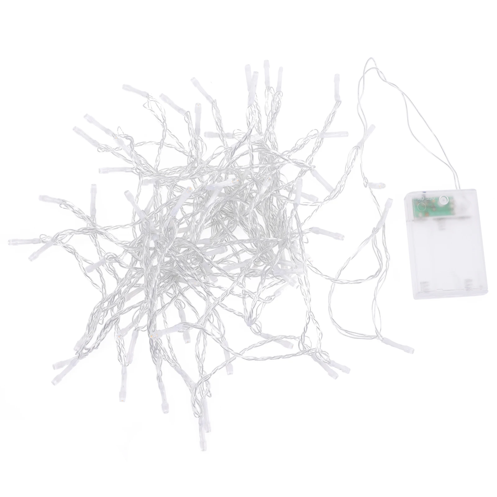 قسط 33Ft LED سلسلة أضواء لزينة شجرة عيد الميلاد في الهواء الطلق أضواء وميض مقاوم للماء لحديقة حفل زفاف المنزل #1