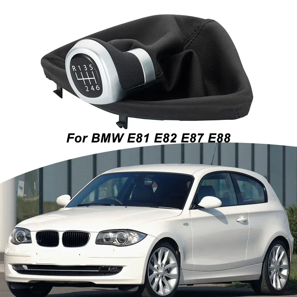 

Car Interior Accessories Gearbox Gaiter Boot Cover Black No Deformation Quick Installation ABS And Leather Material