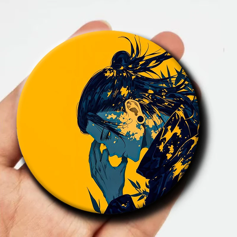 Cartoon Character Suguru Geto Soft Button Pin Badge Anime Suguru Geto Brooch Creative Badge