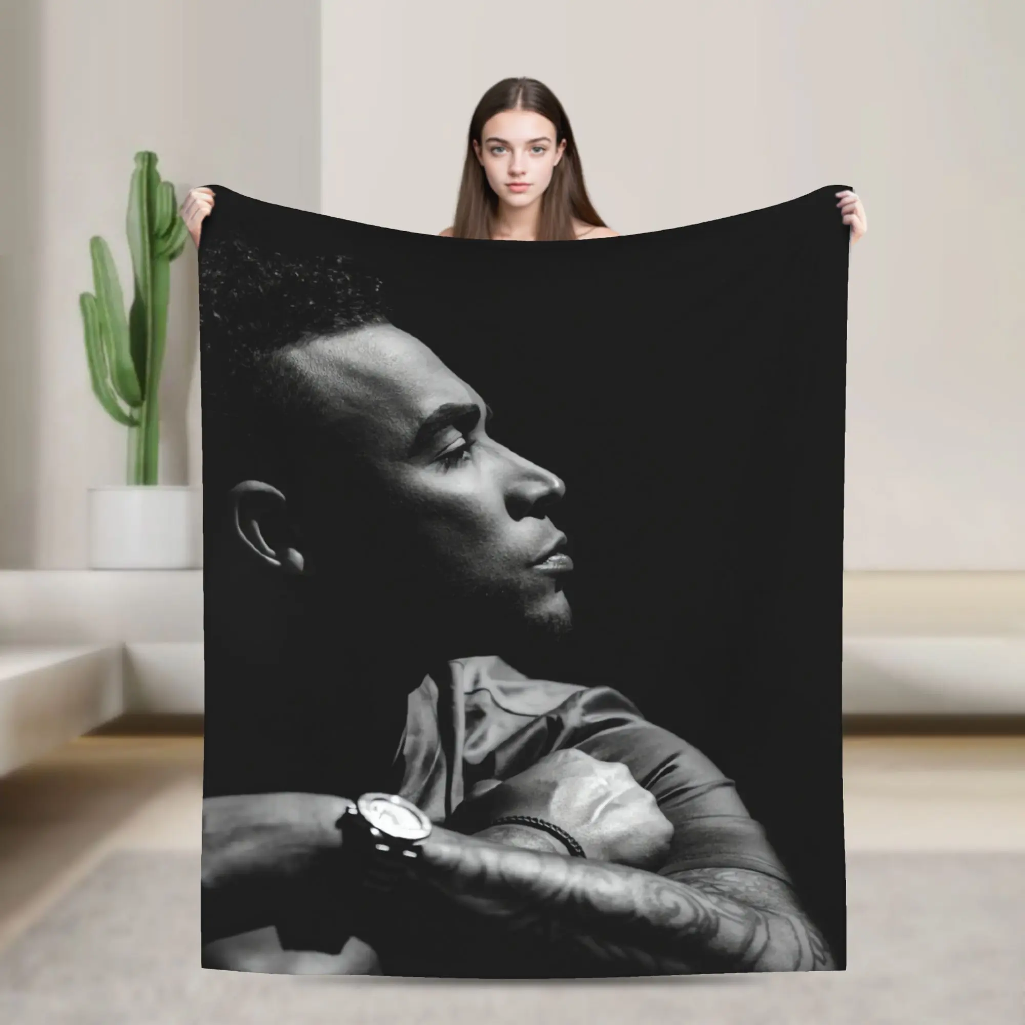 Manta Súper Suave de Don Omar Tour 2026, Manta de Viaje de Felpa, Manta Decorativa para Sofá, Cama, Cubrecama de Franela, Cubierta para Sofá Cama