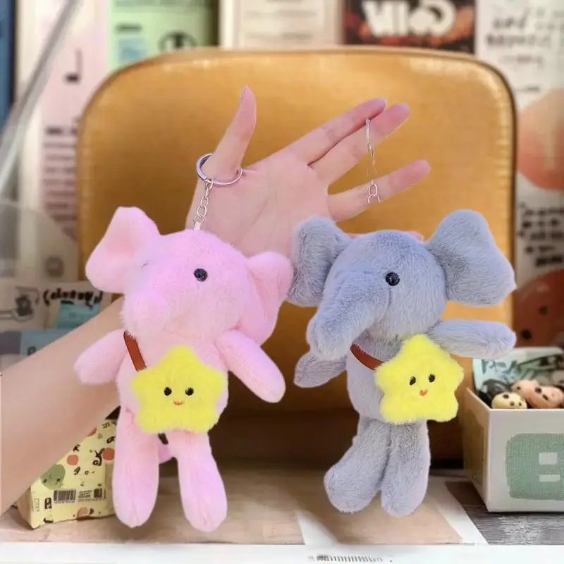 星象のぬいぐるみキーホルダー; 魅力的な小さな動物のキーリング; ホリデーや誕生日のギフトに最適