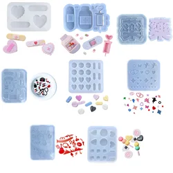 Love Filled Quicksand Silicone Mold Resin Shaking Cup Mold for Pendant Jewelry Keychain Decoration Making Diy Crafts