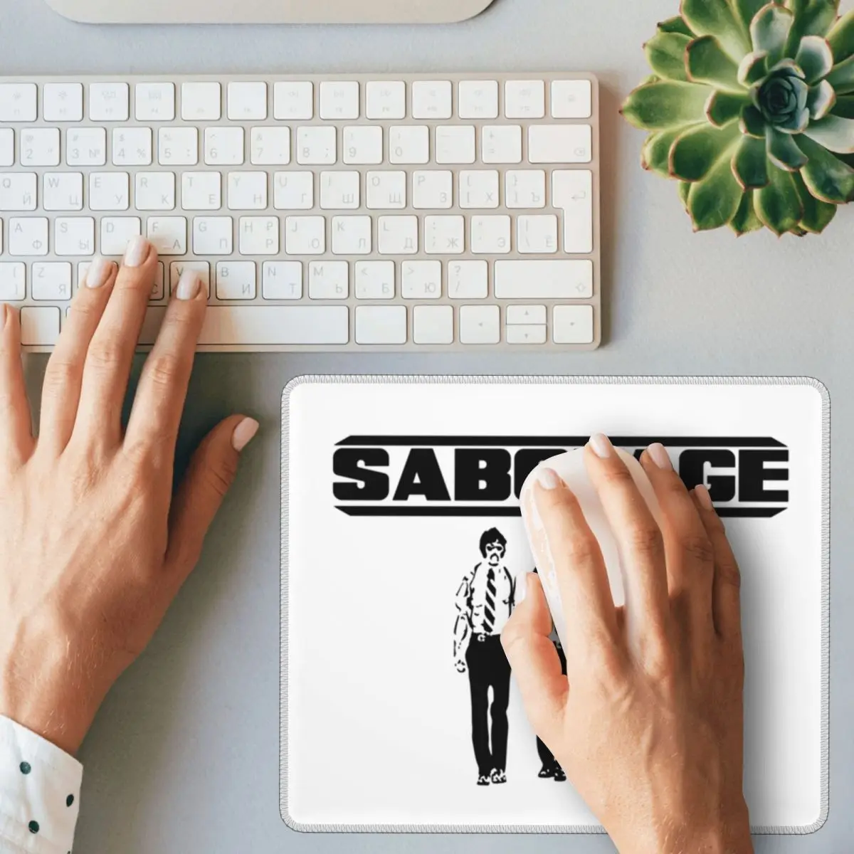 Beastie Boys Sabotage Mouse Pad Computer Keyboard Mouse Mat Gaming PC Laptop Desk Mat Office Accessories Table Mats