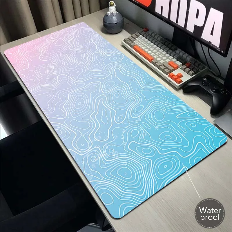 borracha natural mouse pad para gaming table carpet line art tapete do rato a prova d agua acessorios de computador teclado pads xxl 01