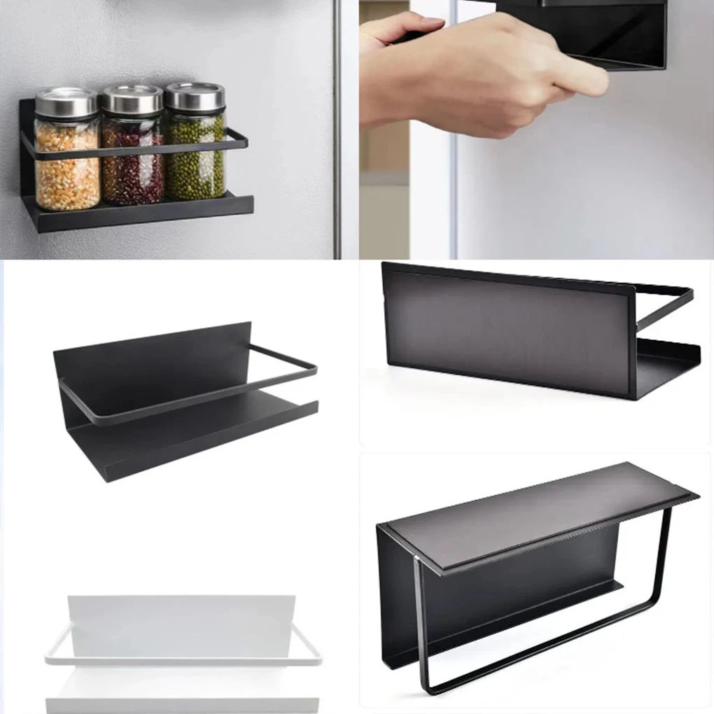 Multifunctional Storage Rack For Home And Put Freely With Strong Magnetic Adsorption Adjustable Storage Bracket