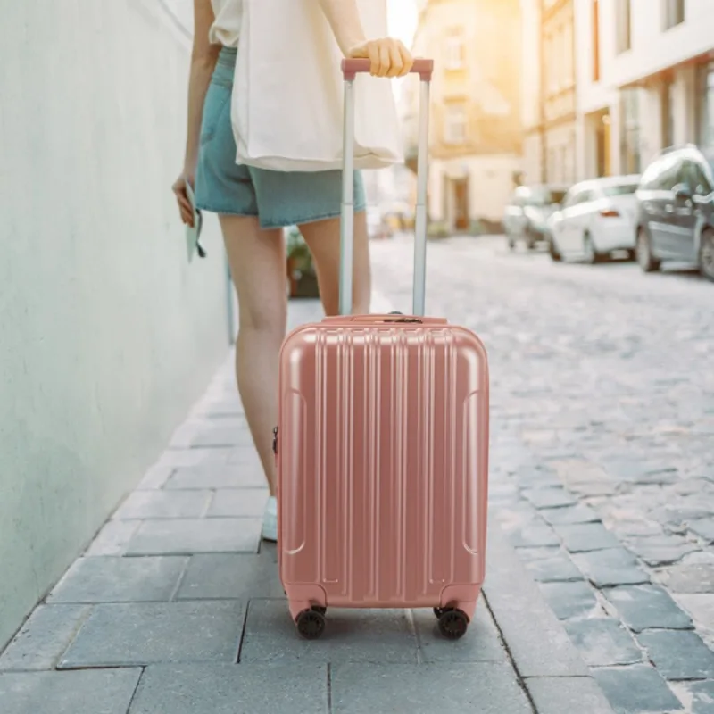 Suitcase Two-piece Set 360° Silent Spinner Wheels Classic Color Business Travel Luggage