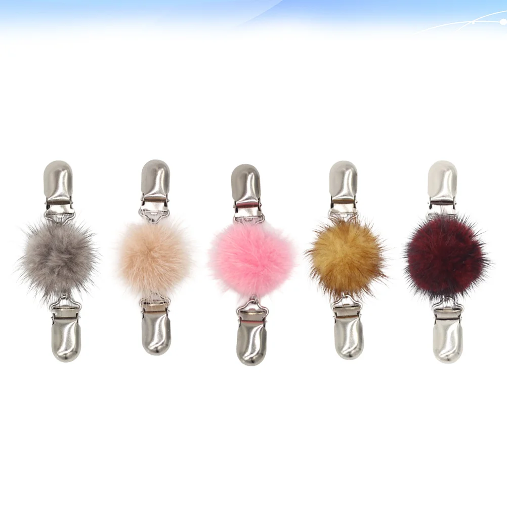 คลิปโลหะผสม 5 ชิ้น สำหรับผู้หญิง ตัวล็อคเสื้อคลุมกันน้ำ ตัวล็อคเสื้อสเวตเตอร์แบบทนทาน ตัวล็อคปกเสื้อ