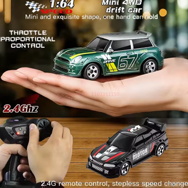 

Совершенно новый KF33 4WD 2,4 ГГц RC Mini Drift Car с дистанционным управлением, настольные игрушки, масштаб 1:64, гоночный автомобиль, подарки для детей, мальчиков и детей