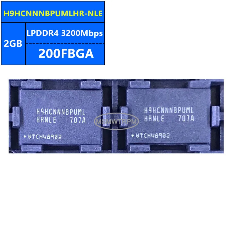H9HCNNNBPUMLHR-NLE H9HCNNNBPUMLHR-NLI H9HCNNNBPUMLHR-NLN LPDDR4 2GB 3200Mbps 200FBGA 16Gb رقاقة الذاكرة IC الدوائر المتكاملة الصدرية #1