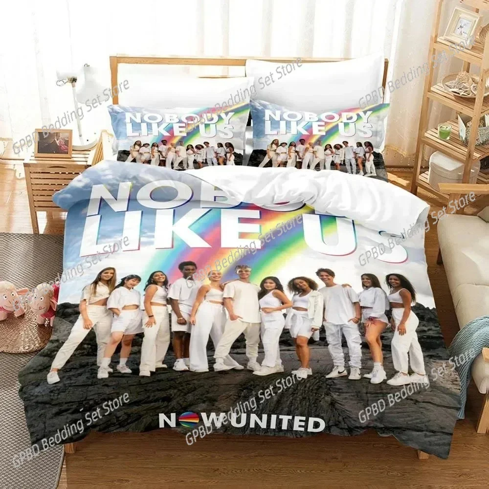 

Luxury New 3D Print Now United Bedding Set Single Twin Double Queen King Cal King Size Bed Linen Set