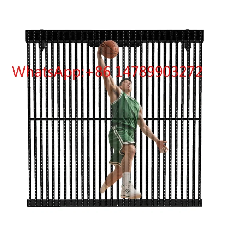 

Ultra Thin High Permeability Transparent LED Screen Durable Outdoor TV Tower Commercial Advertising Display Wall