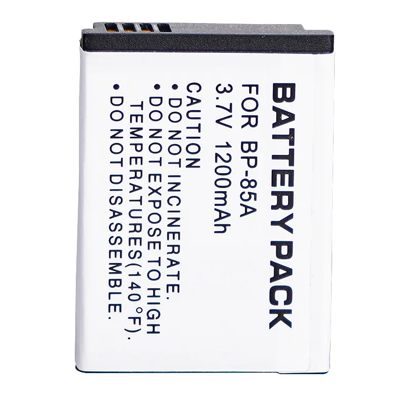 3.7V 1200mAH Replacement Li-ion Battery BP-85A BP 85A  BP85A Battery For Samsung ST200 ST200F PL210 WB210 SH100 Gigital Camera