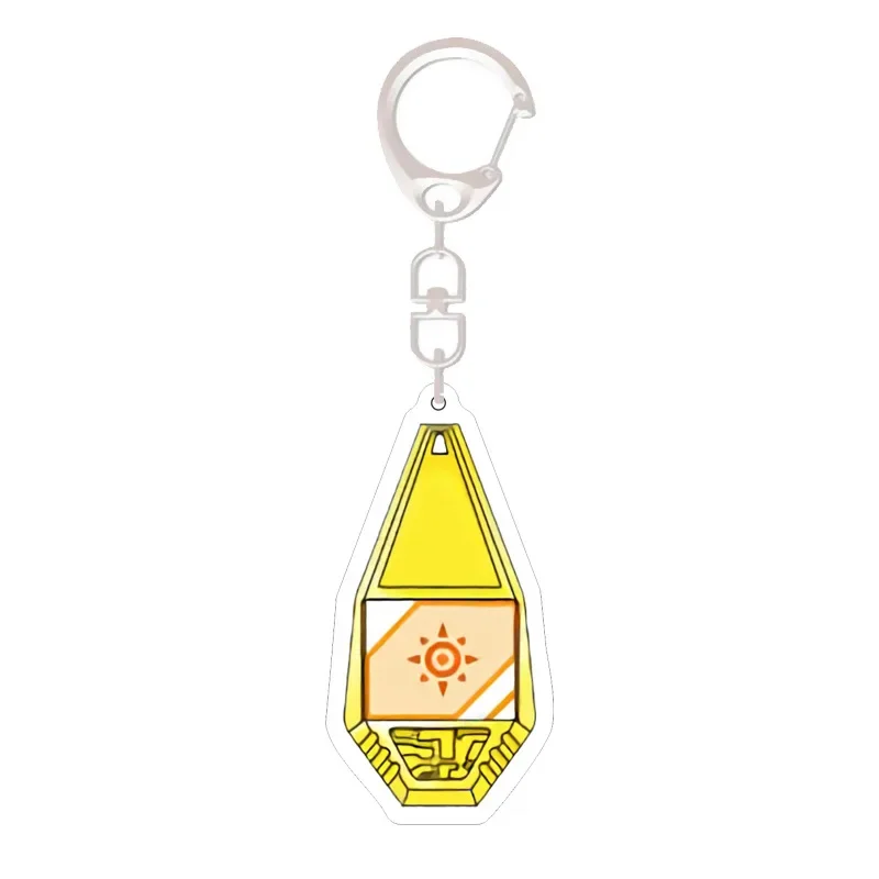 Digimon Adventure Cartoon Diamond Detect Discover Acrylic Keychain Bag Keyring Pendant Accessories Children\'s Toy Birthday Gifts