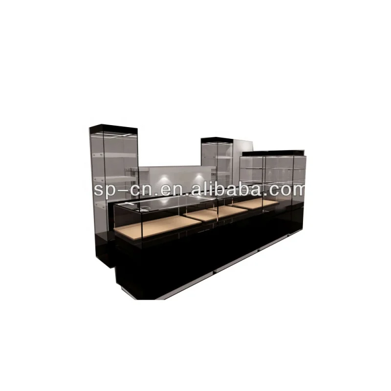 custom.Shopping Mall Jewellery Store Furniture Jewelry Display showcase  /ring/necklace Sale Reception Centre a Set