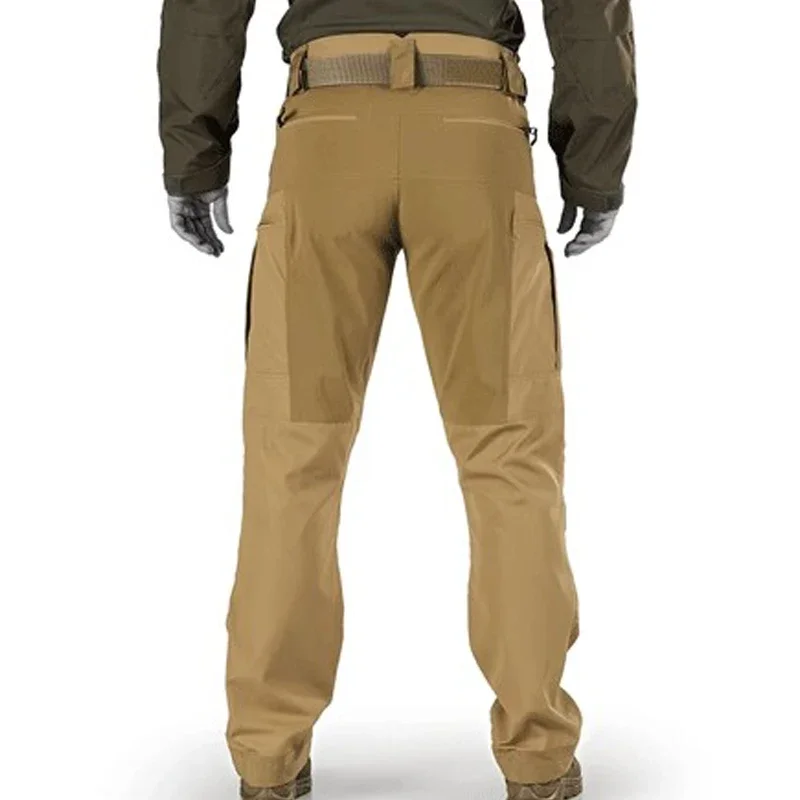 Mens P40 Tactical Pants Multi Pocket Wear-resistant Cargo Pants Mountain Hiking Outdoor Combat Military Trousers Khaki Male New