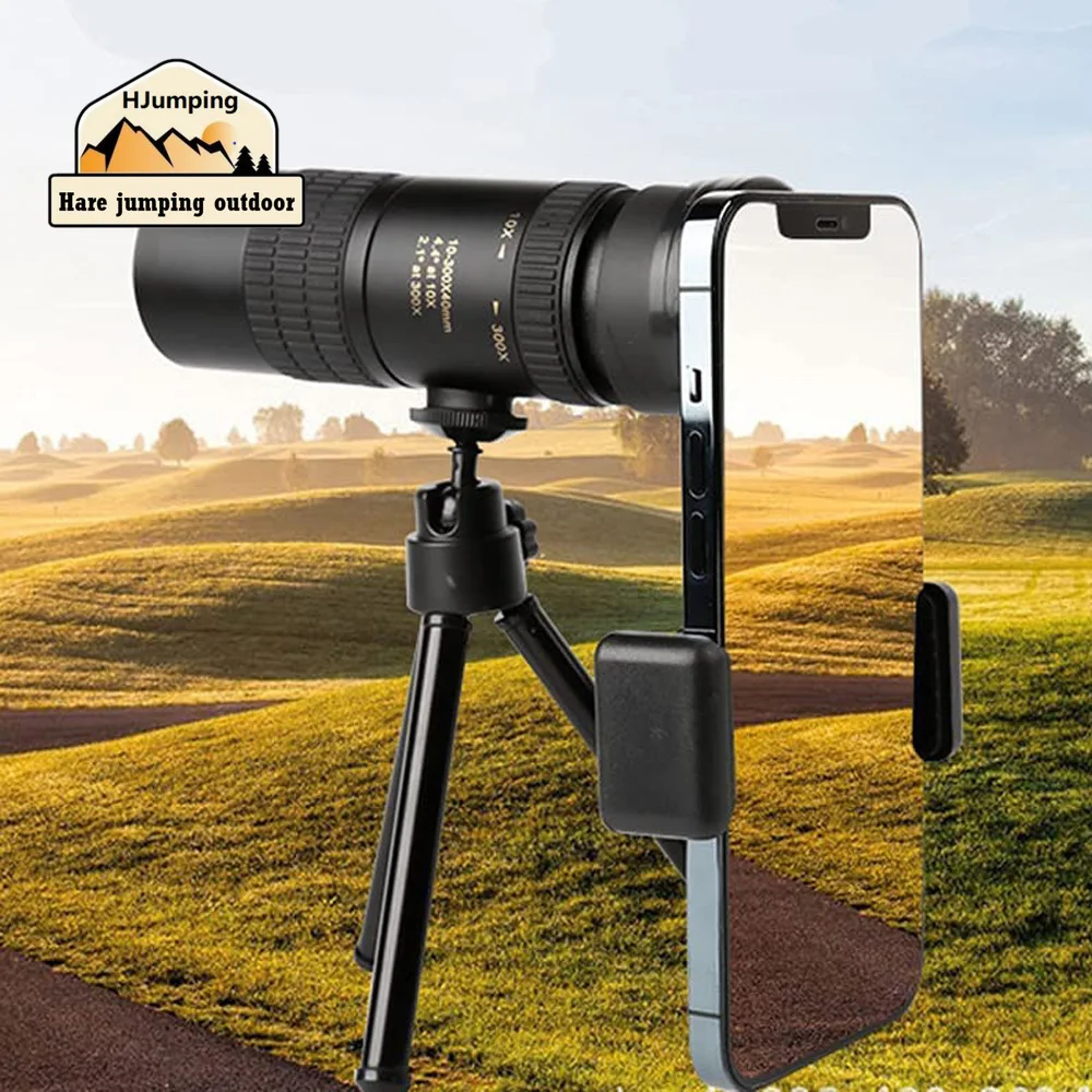 Continuous Zoom Monocular  Hjumping Outdoor Camping Equipment Portable High-definition Telescope