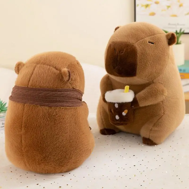 Capybara Toy Plush Lovely Plushies Stuffed Toy Cute Capybara Stuffed Animals Adorable Plush Pillow Soft Animals Plush Toy For