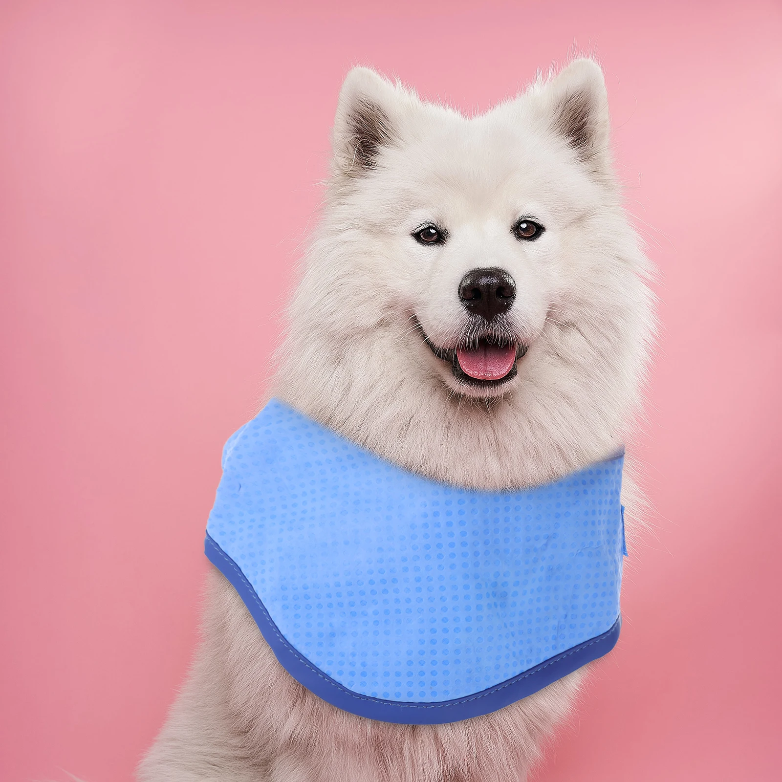 

Summer Cooling Dog Neckerchief Pet L Lightweight Breathable Fabric for Pets Comfortable Fit Stylish Decoration Daily