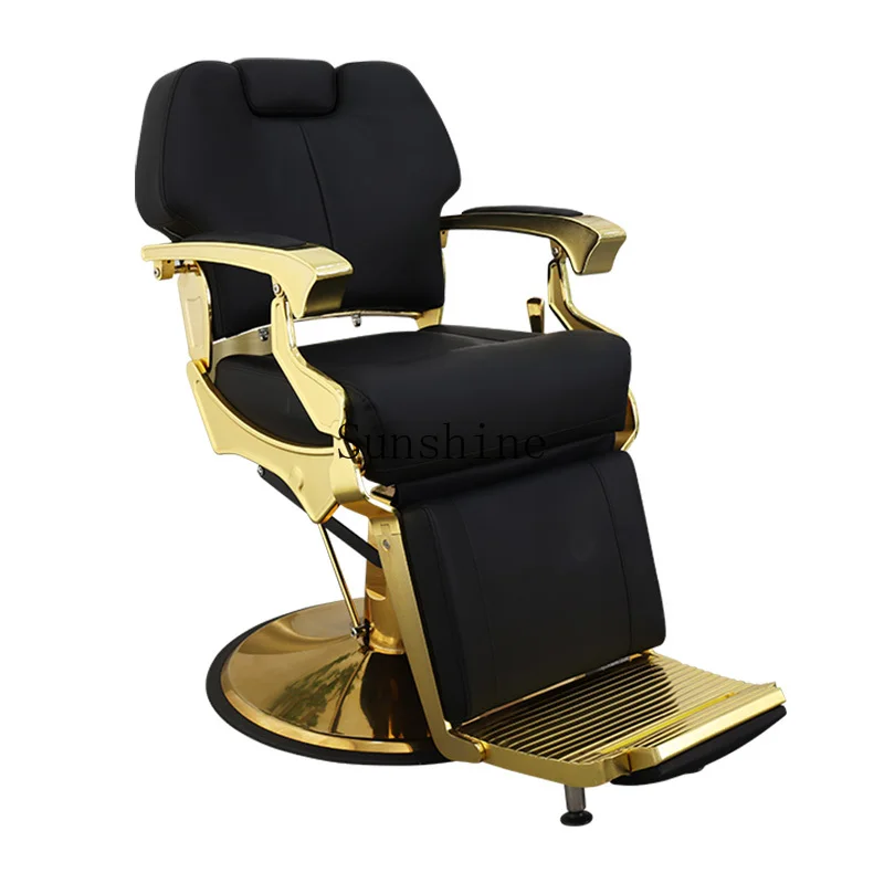 

Men's oil head large chair can lie down and shave fashionable hair cutting chair