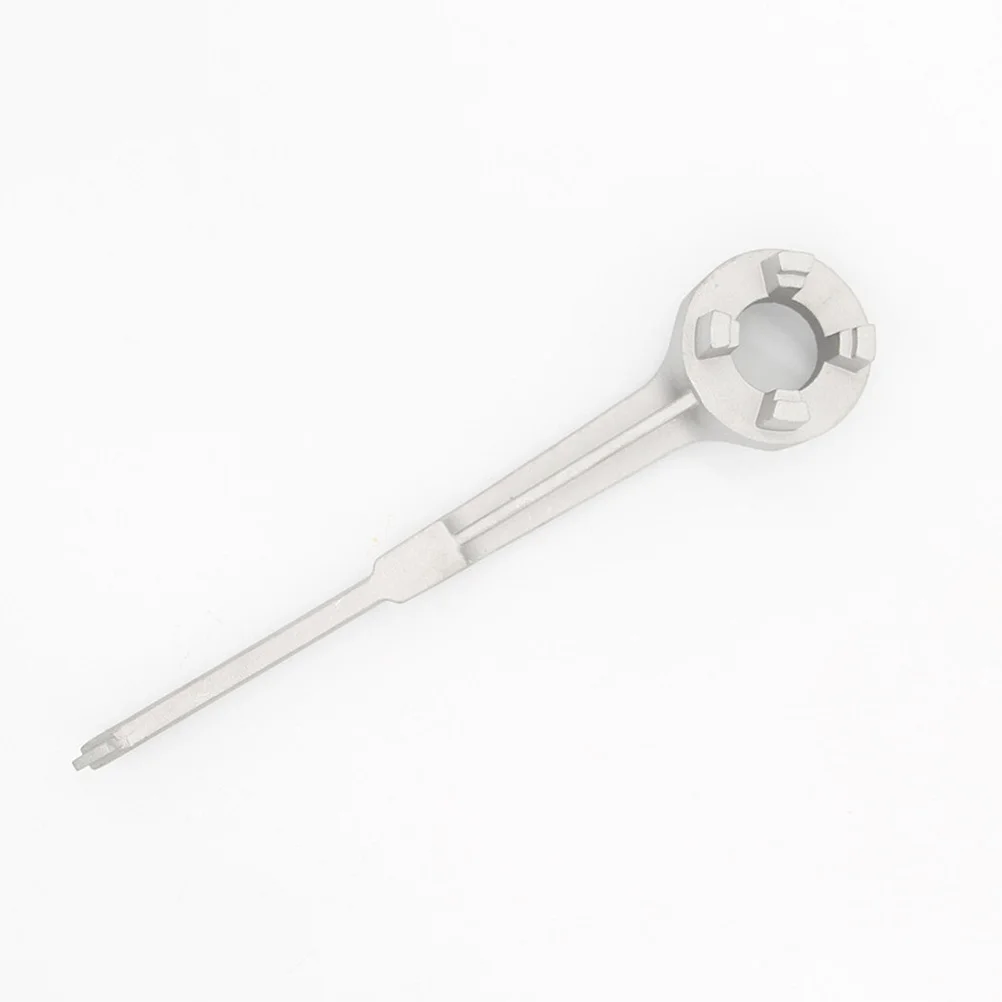 

Universal Fit 10-55 Gallon Drum Bung Nut Wrench Aluminum Oil Barrel Wrench Silver Non Sparking Heavy Duty Durable Safe