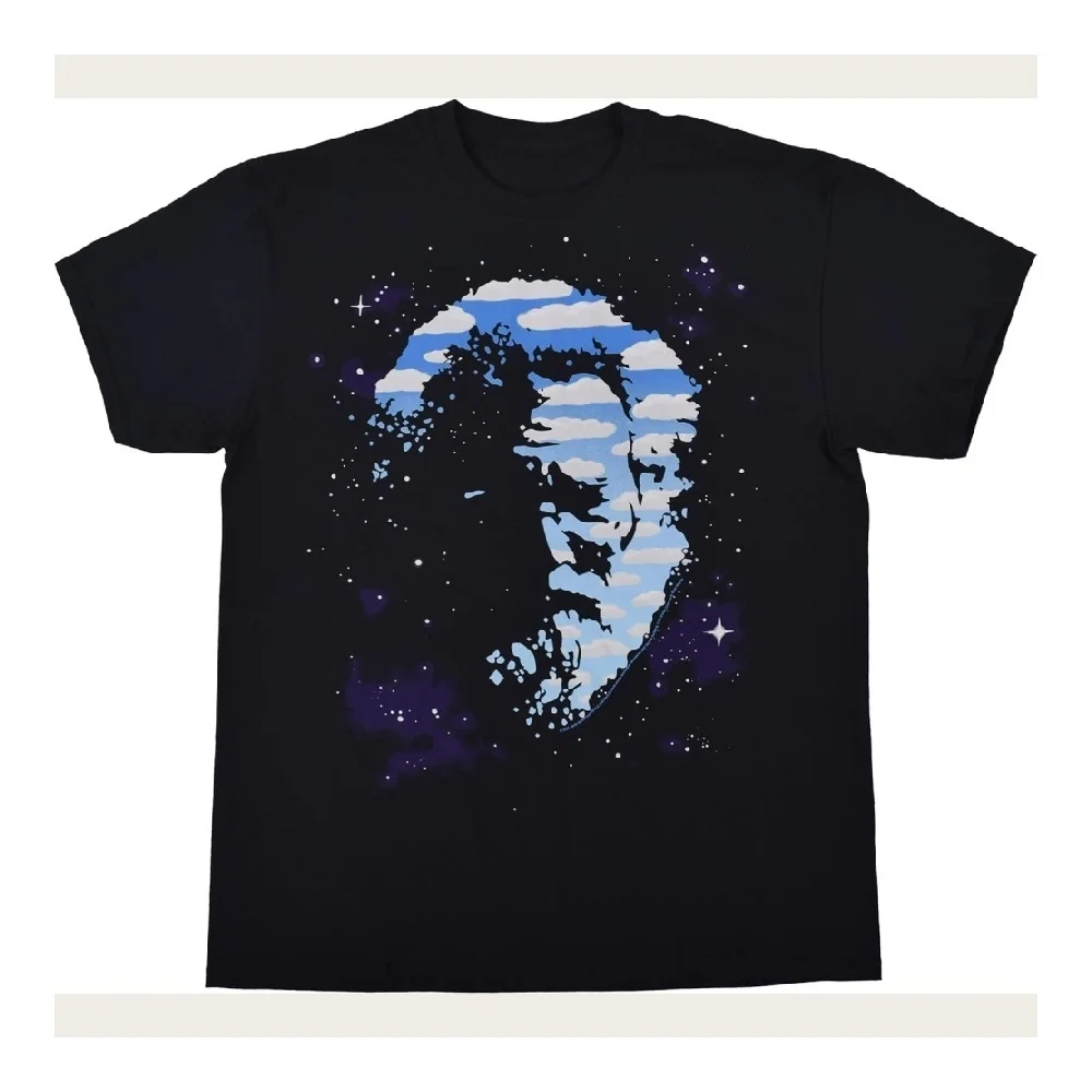 

Футболка с принтом «Звездное небо, облака и луна»: Мечтательный небесный принт по всей поверхности. Мужская, женская, детская спортивная футболка с круглым вырезом и коротким рукавом. Дышащая.