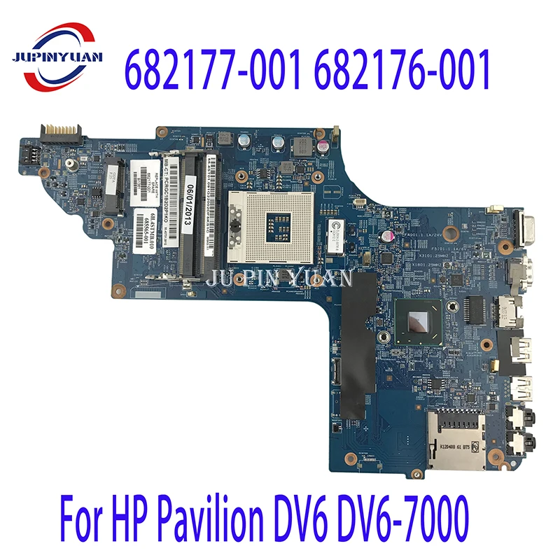 

Материнская плата 682177-001 682176-001 682177-001 для ноутбука HP Pavilion DV6 DV6-7000 материнская плата 11276-2 HM77 100% протестирована