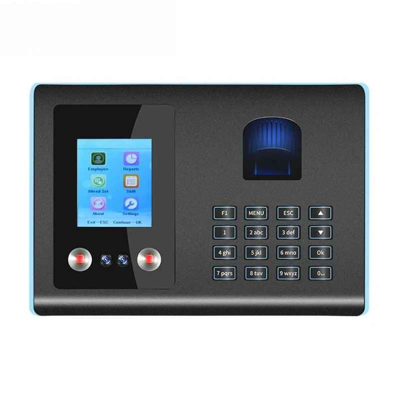 AF01 Biometric Face Facial Fingerprint Recognition Time Attendance No Touch Contactless System Machine Device Machine