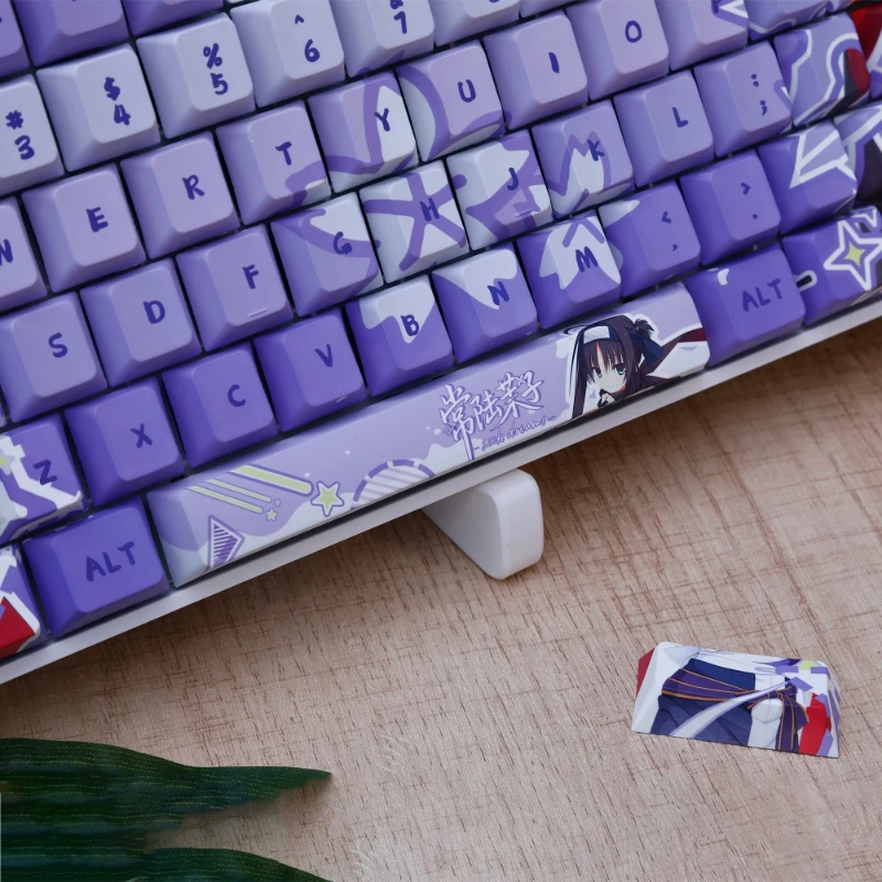 Senren Banka Custom Keycaps PBT Cherry Profile Cute Personalization Cartoon Anime Point for Gamers Design Keyboard Gift