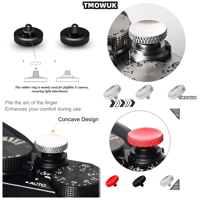 

For Leica M1 M2 M3 M4 M5 M6 M7 M8 M8.2 M9 Q2 Q3 C-LUX M10 Camera Option, Metal Button Adds A Touch Of Elegance