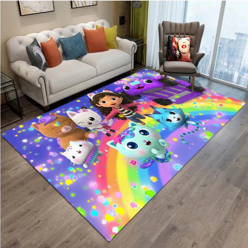 Toy dollhouse anime pattern printing children's rug Children's bedroom floor rugs carpets for bed room carpets for living room