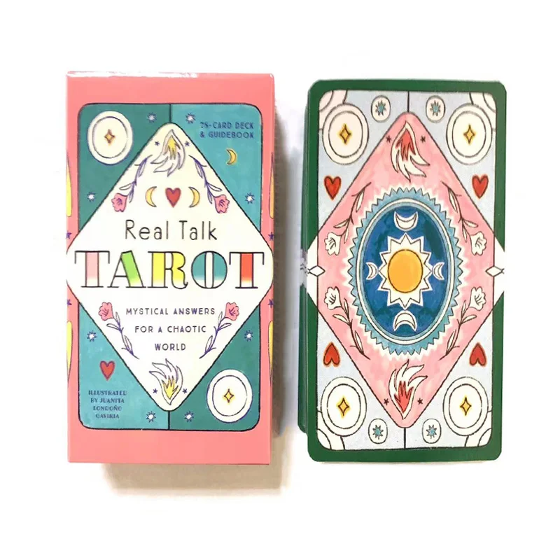 78Pcs Real Talk Tarot Cards Mystical Answers for A Chaotic World High Quality Fortune Telling Divination Board Game Cards Deck